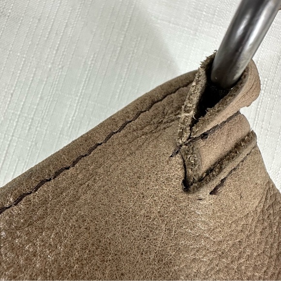 Fred De La Bretoniere Brown Distressed Leather Crossbody Bag Purse - Picture 10 of 17